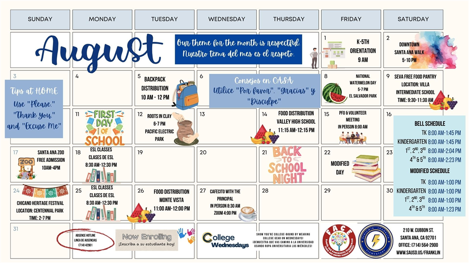 August Month